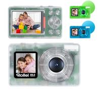 Rollei Compactline Pocket Transparent Digital Camera 48MP 4K with Dual Screen Digital Zoom 18X Compact Camera, Camera, Digital Camera, Camera