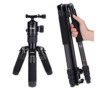 Rollei CT-5C + 52Q - Carbon Tripod with Ball Head - Max. Load: 8 kg - Monopod and Mini Tripod Function - ARCA SWISS Compatible - Black