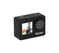 Rollei D2Pro: Ultra HD Action Cam with 4K Video, Front and Touch Display, Waterproof up to 30 m, Versatile Modes and Long Battery Life