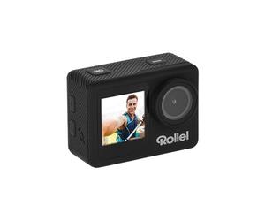 Rollei D2Pro: Ultra HD Action Cam with 4K Video, Front and Touch Display, Waterproof up to 30 m, Versatile Modes and Long Battery Life