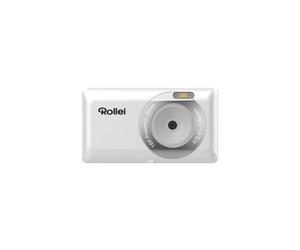 Rollei Digital Camera Compactline Pocket White, 2,7K 50MP Digicam Autofocus Compact Cameras for Photography with 16x Digital Zoom & 2.4" Screen Portable Photo Camera for Kids Teens Students Beginners