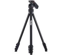 Rollei Compact Creator Tripod Camera 152 cm Aluminium Travel Tripod Lightweight and Space-Saving with Integrated Mobile Phone Holder and Remote Shutter Release for DSLR and Mobile Phone