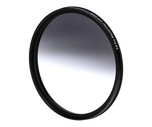 Rollei F:X Pro Graduated Gradient Round Filter Soft GND 8 Screw Filter with Rotating Ring for Adjusting the Gradient along the Rotation Axis. Ideal for Landscape and Architectural Photography (77mm)