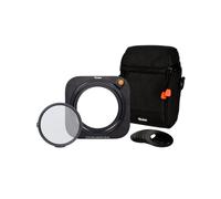 Rollei Filter Holder Set MK 3rd Rectangular Filter Holder with Magnetic CPL Filter Adapter Rings 52 to 82 mm and Filter Bag