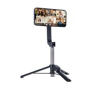 Rollei Magnetic Smartphone Selfie Tripod: Practical Mini Tripod with MagSafe® Connection and Remote Shutter Release Versatile Use as Tripod or Selfie Stick Flexible Tilting Holder