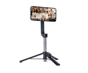 Rollei Magnetic Smartphone Selfie Tripod: Practical Mini Tripod with MagSafe® Connection and Remote Shutter Release Versatile Use as Tripod or Selfie Stick Flexible Tilting Holder