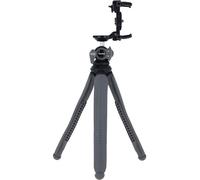 Rollei Monkey Pod 3: Versatile Mini Tripod - Smartphone, Camera, Selfie Stick - Compatible, Flexible, Lightweight, 360° Rotating Ball Head (Grey)