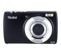Rollei Powerflex Compact Digital Camera, 64MP 5K Photo Digicam with Dual-Lens 5X Digital Camera Autofocus with 2,8“ Touch-Screen Portable Selfiecamera for Travel Vlogging Black Cam for Kids Teens
