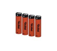 Rollei Rechargeable Batteries Li-Ion Battery with USB C Quick Charge 1.5 V Batteries 1332 mAh Rechargeable Battery without Memory Effect Pre-Charged Pack of 4