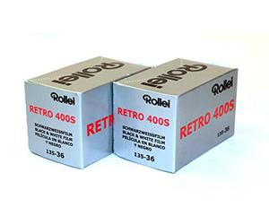 Rollei Retro 400s Black & White 35mm Film 36exp Twin Pack