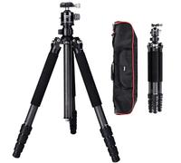 Rollei Rock Solid Beta Mark III Including Rollei Tripod Head T5S MK III Very Robust Professional Tripod with 360° Ball Head and 22 kg Load Capacity Black