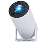 Rollei Smart Projector 4K SB-502 Mini Projector Small 4K Portable with Car Keystone 210° Rotating Pojector Home Cinema Supports Android 11/WiFi 6/BT 5.4 with Screen