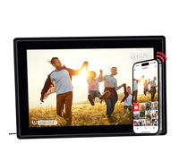 Rollei Smart Frame WiFi 100 in black. 10.1 inch digital photo frame with WiFi function to play your photos and videos with sound.