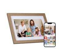 Rollei Smart Frame WiFi 1010 Digital Photo Frame 10.1 Inch 1280 x 800 IPS Touchscreen 32 GB Memory Wood Effect Oak