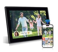 Rollei Smart Frame WiFi 150 in black. 15.6 inch digital photo frame with WiFi function to play your photos and videos with sound.