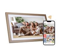 Rollei Smart Frame WiFi 212 Digital Photo Frame 21.5 Inch 1920 x 1080 IPS Touchscreen 32 GB Memory Wood Effect Oak