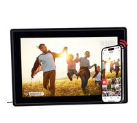 Rollei Smart Frame WiFi 100 in black. 10.1 inch digital photo frame with WiFi function to play your photos and videos with sound.