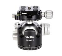 Rollei T8S Markt II Professional 360 Degree Camera Tripod Ball Head with Friction, 22 kg Load Capacity, Scale for Panorama Shots and 2 Spirit Levels. Includes Acra Swiss Compatible Quick Release Plate