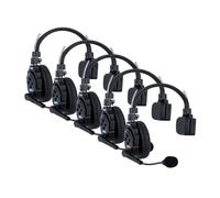 Rollei Xtalk X5 Intercom Headset | Flexible, Noise Reduction, Live Audio | Up to 350 m Range, 20 Hours Battery Life (Xtalk X5)