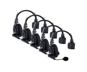 Rollei Xtalk X5 Intercom Headset | Flexible, Noise Reduction, Live Audio | Up to 350 m Range, 20 Hours Battery Life (Xtalk X5)