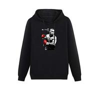 Rollen Men's Hoody Mike Tyson Hoodies Pullover Cotton Blend Sweatshirts M Black
