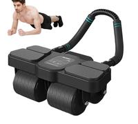 Roller AB with Elbow Support, AB Wheel Roller for Basic Drive, Elbow Support AB Wheel Auto Rebound, Stable Fitness Training Equipment for Home Fitness, Base Trainer for