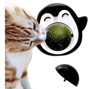 Roller Ball Catnip, Lick Balls Catnip for Cats - Creative Kitten Treat Licker | Cat Teeth Cleaning Penguin Wall Kitten Treats
