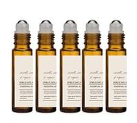 Roller Ball Essential Oil for Eye, Anti Aging Eye Cream, Anti-Wrinkle Eye Roller Serum, Brightening The Eye Area Reducing Dark Circles And Firming The Around The Eyes (10ml, 5)