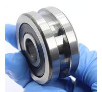 Roller Bearings H Groove Bearing 12x42x19mm Steel Rollers H4/4 H5/4 H6/4 H7/4 Slide Guide U Wheel Pulley(124219H7 4 1PC)
