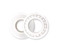 Roller Bearings, Zirconia Full Ceramic Bearings 6700 6701 6702 6703 6704 6705 6706 6707 6708 6712 CE-2RS High Temperature Resistance Speed Precision(6701CE 12x18x4)