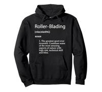 Roller Blading Definition Roller Skating Gear Blade Skates Pullover Hoodie