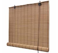 Roller Blind Bamboo Home Window Curtain Shade Cover Privacy Screen vidaXL