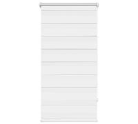 vidaXL Zebra Blind 60.9 x 120 cm White