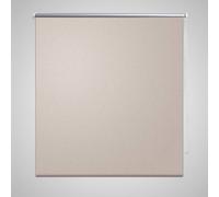 Roller Blind Blackout Beige 120x230 cm 100% Polyester Thermal Privacy Insulating