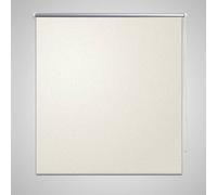 Roller Blind Blackout Off White 140x175cm 100% Polyester Thermal Silver Backing
