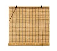 Roller Blind Brown Bamboo, Light-Transmissive, Non-Transparent, Custom Outdoor Bamboo Shades, Roman Shade Window Blinds Sun Shades, Vertical Lift Decorations, Louver Curtain For Indoor