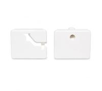 Roller Blind Carrier Blackout Roller Blind VELUX Roof Window - 1 Pair Roller Blind Holders - Compatible with GGL GGU GPL GPU - Grey & Gold Nameplate