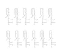 Roller Blind Clips, Valance Clips for Channel Fixing Support | Replacement Valance Clip for Riutiliz Transparent Horizontal Curtain Holder