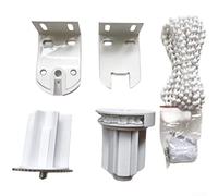 Roller Blind Control Head 38mm White, Energy-Saving Polymer Mechanism with Beaded Chain Set