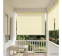 Roller Blind Cream Polyester UV Resistant Light Filter Privacy EasyFit 60x230cm