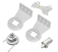 Roller Blind Fittings Repair Kit 28MM 32MM Roller Blind Connector Shades Clutch Roller Blind Curtain Fitting Brackets Set for Window Treatments(28mm)