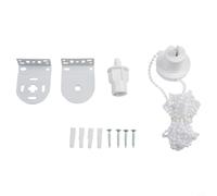 Roller Blind Repair Kit for 28mm and 32mm Tubes, Heavy Duty Mounting Brackets with Bead Chain Mechanism Set, Side Top Face Fitting for Inside or Outside Recess, Blind(32mm)