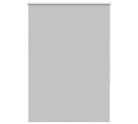 vidaXL Roller Blind Blackout Light Grey 115x130 cm Fabric Width 110.7 cm Polyester, Grey