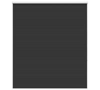 vidaXL Roller Blind Blackout Black 120x150 cm Fabric Width 116.6 cm Polyester, Black