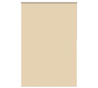 vidaXL Roller Blind Blackout Beige 160x230 cm Fabric Width 156.6 cm Polyester, Cream