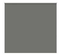 vidaXL Roller Blind Blackout Grey 160x130 cm Fabric Width 156.6 cm Polyester, Grey