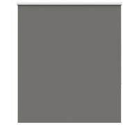 vidaXL Roller Blind Blackout Black 120x130 cm Fabric Width 116.6 cm Polyester, Black