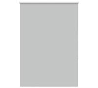 vidaXL Roller Blind Blackout Light Grey 115x150 cm Fabric Width 110.7 cm Polyester, Grey