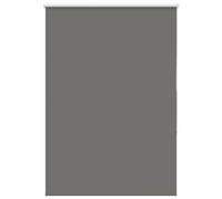 vidaXL Roller Blind Blackout Grey 110x150 cm Fabric Width 105.7 cm Polyester