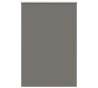 vidaXL Roller Blind Blackout Grey 160x230 cm Fabric Width 156.6 cm Polyester, Grey